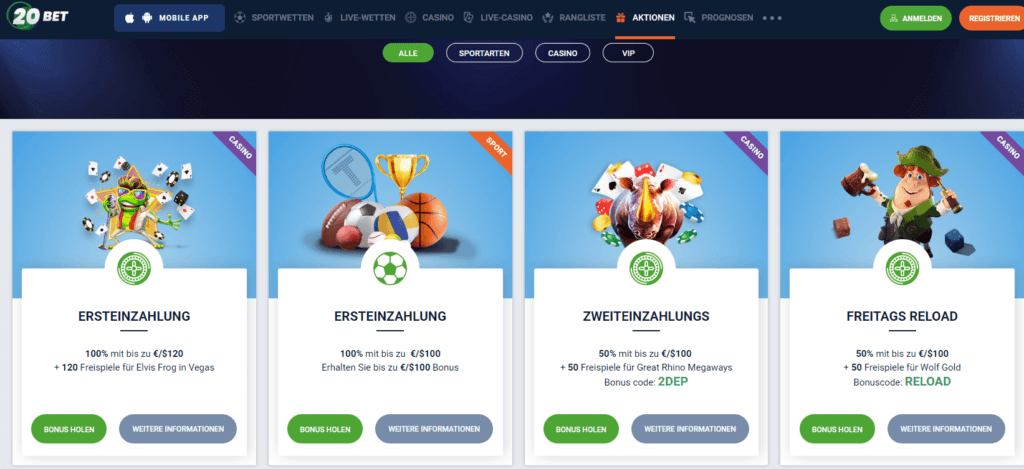 20Bet seriösen Online Casino