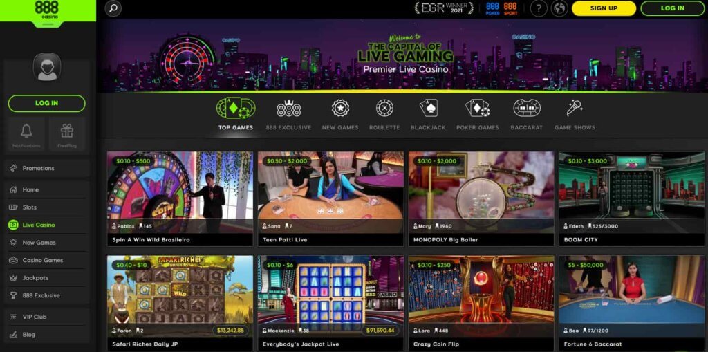 888Casino mit Trustly