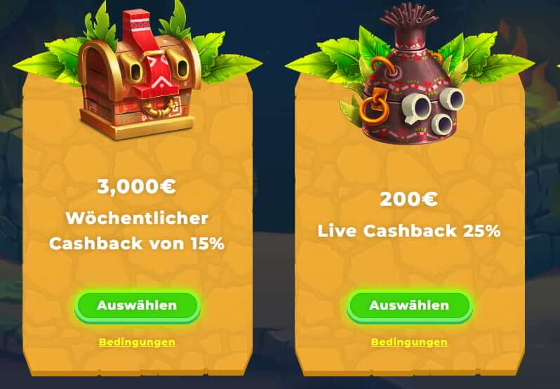 Cashback Bonus Wazamba