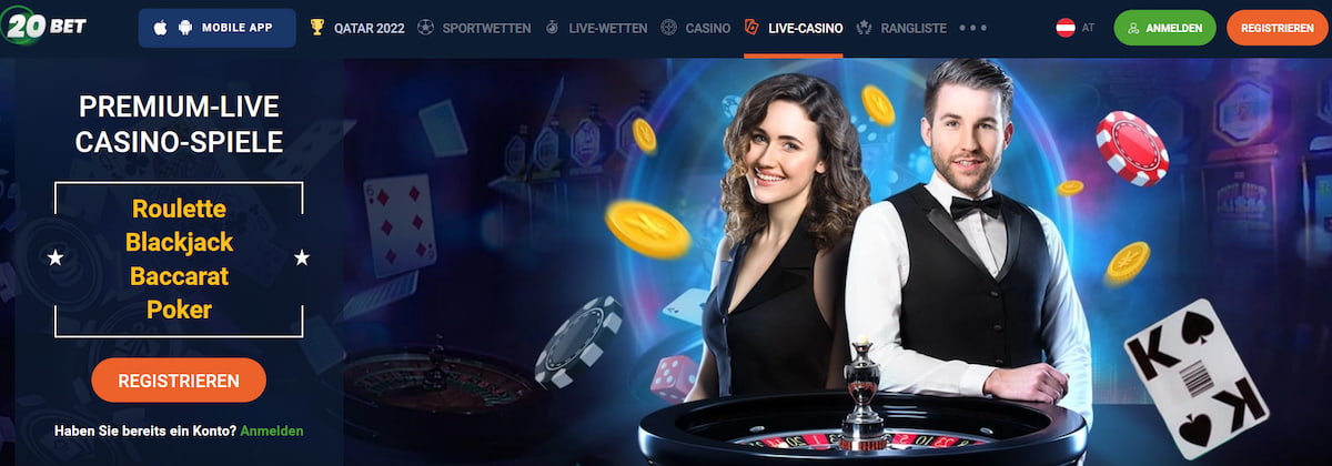 20Bet Live Casino