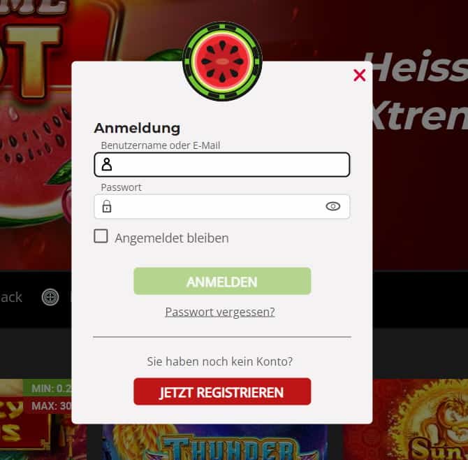 7Melons Casino Anmeldung