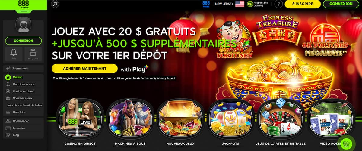 888Casino avec Paysafecard