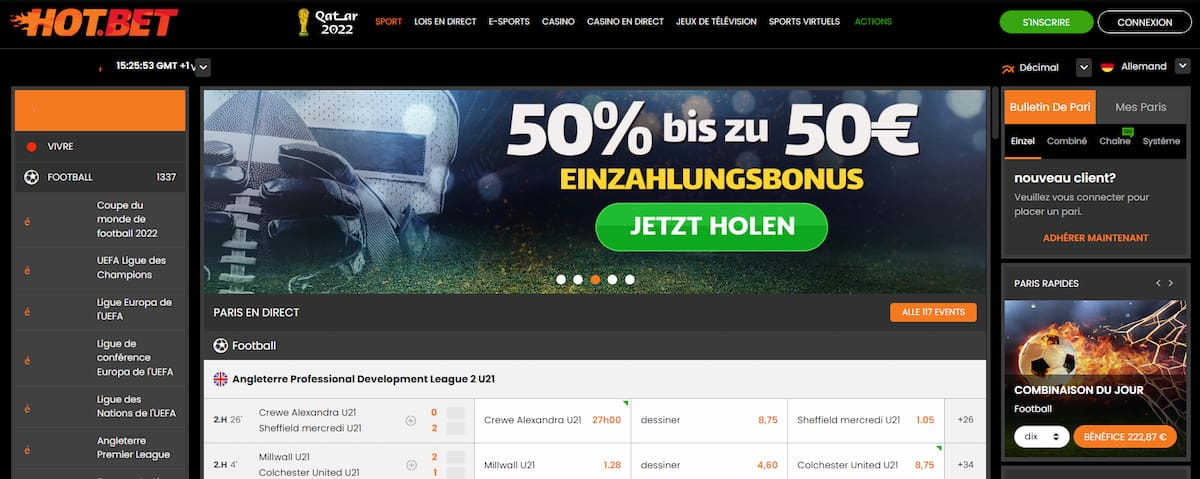 Hotbet Casino avec Paysafecard