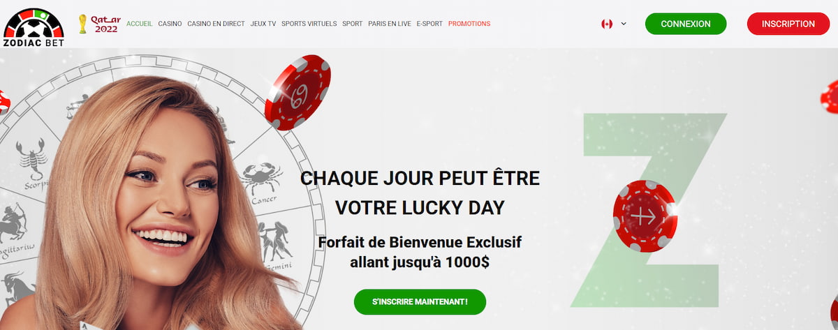 zodiacbet Casino avec Paysafecard